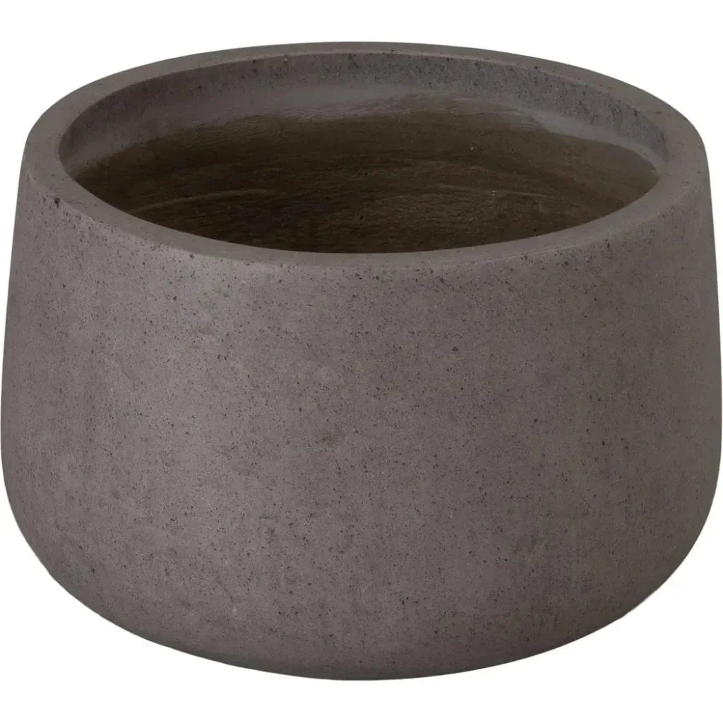Low Opus Gray Terrazzo Round Planter - LOOMLAN - Planters
