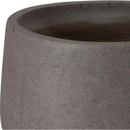 Low Opus Gray Terrazzo Round Planter - LOOMLAN - Planters