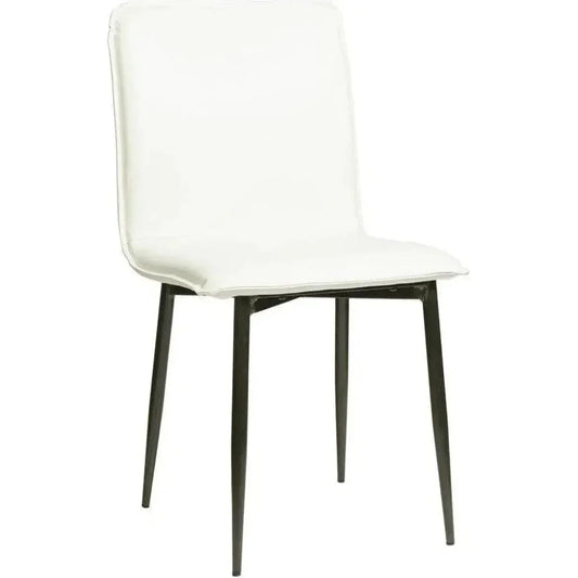LH Home Luca Leather Armless Dining Chair 2PC