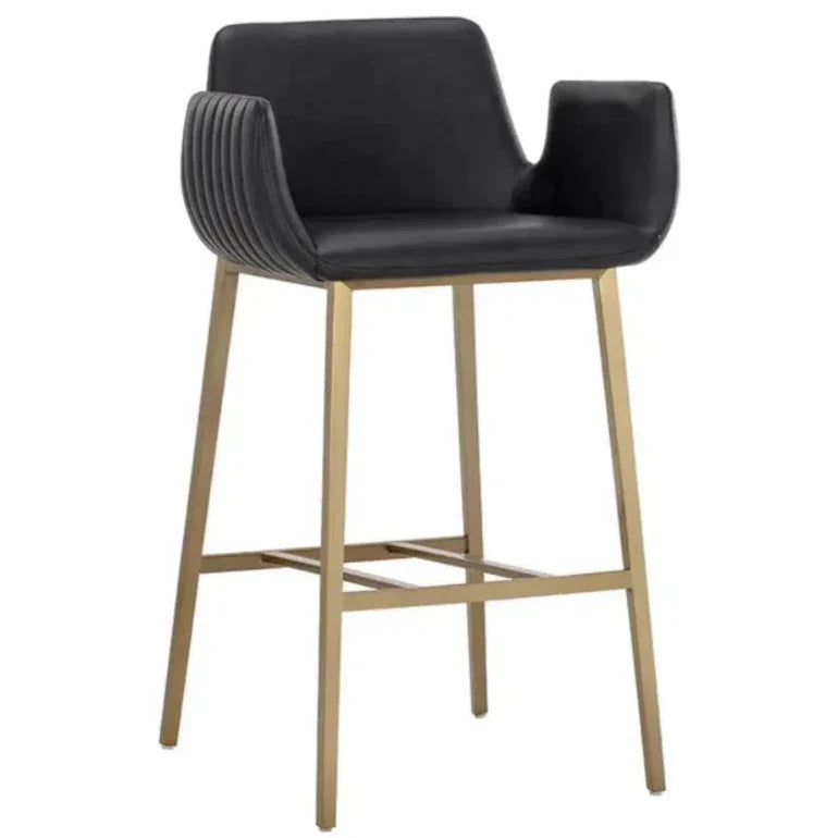 SUNPAN Lucano Faux Leather Barstool