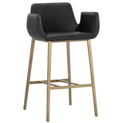 SUNPAN Lucano Faux Leather Barstool