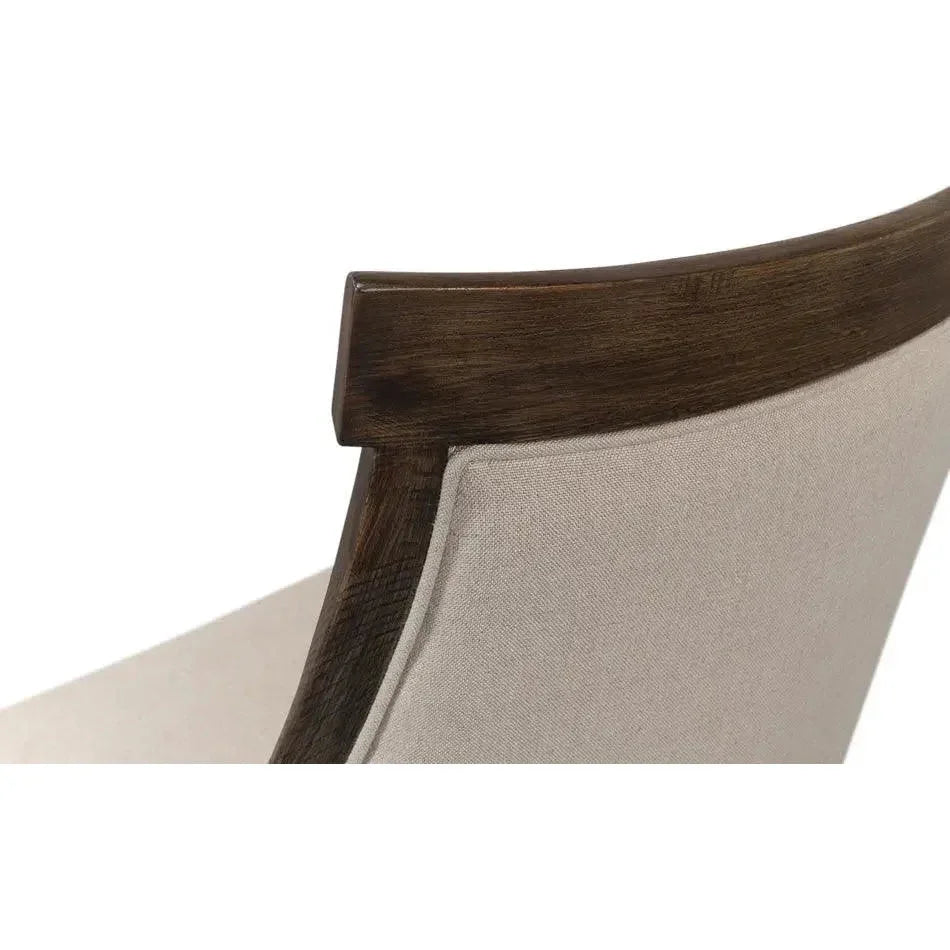 Lucas Dining Chairs Set of 2 Linen - LOOMLAN - Sarreid - Dining Chairs