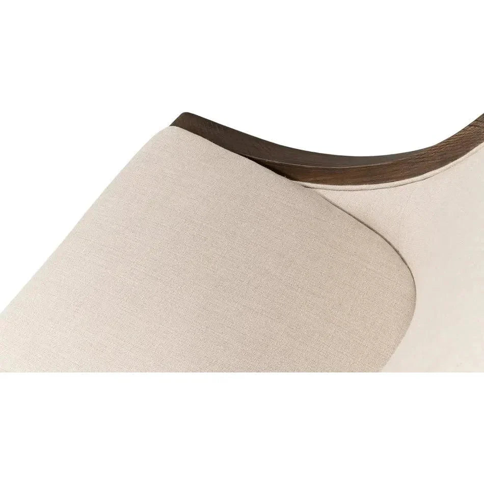 Lucas Dining Chairs Set of 2 Linen - LOOMLAN - Sarreid - Dining Chairs