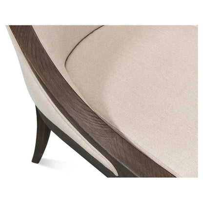 Lucas Dining Chairs Set of 2 Linen - LOOMLAN - Sarreid - Dining Chairs