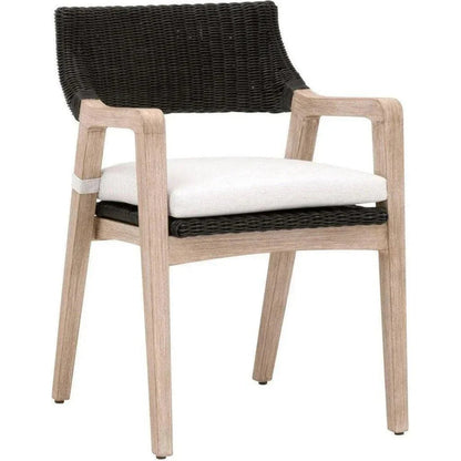 Lucia Fabric Armless Dining Chair - LOOMLAN - Essentials For Living - Dining Chairs
