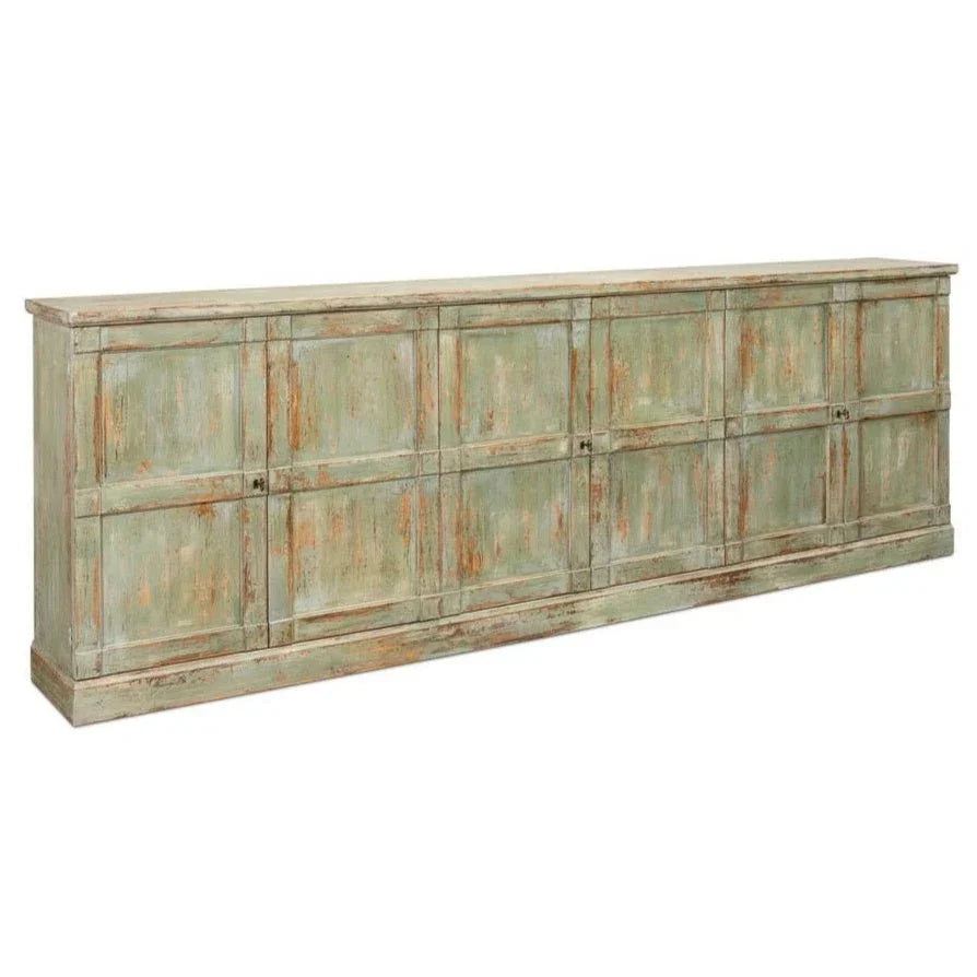 Luciana Six Drawer Wooden Sideboard