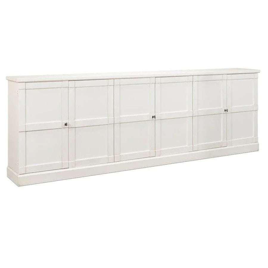 Luciana Six Drawer Wooden Sideboard