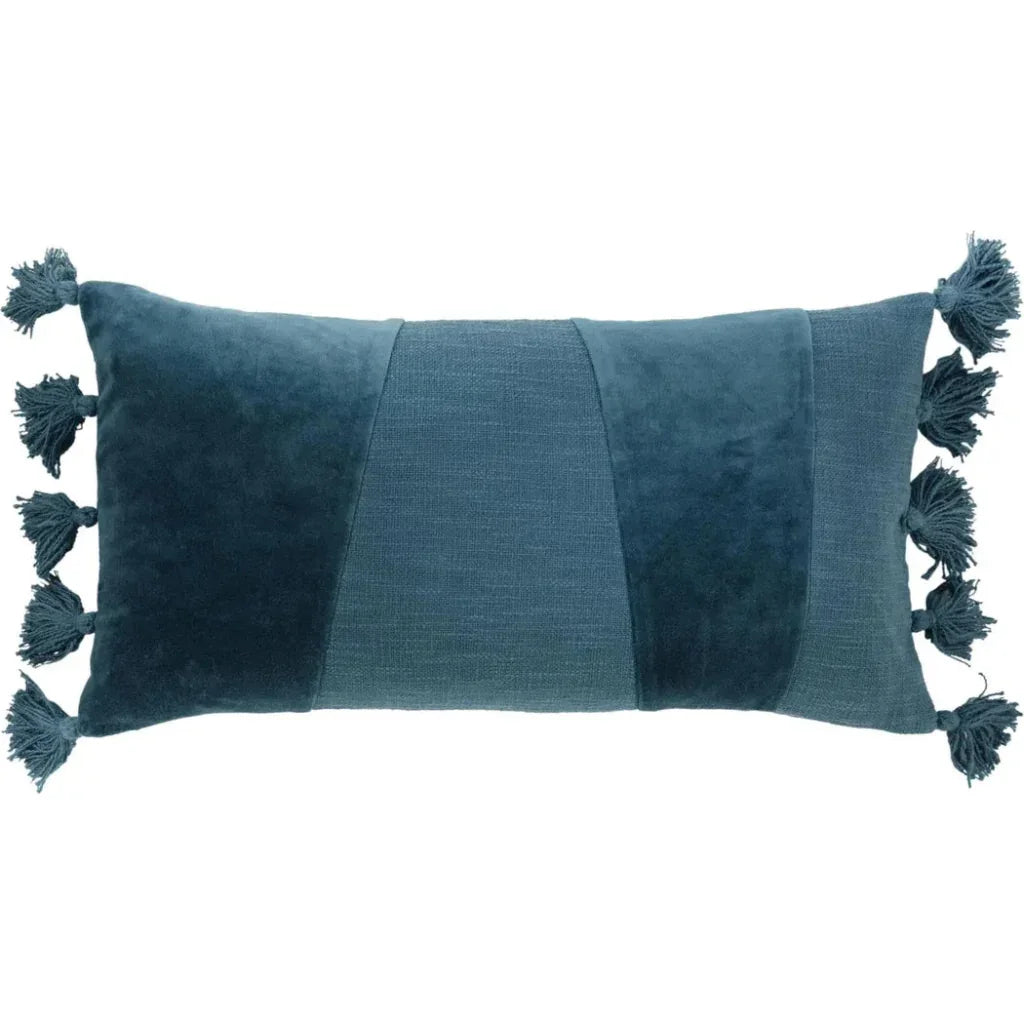 Lulu Pieced Geometric Lumbar Pillow Insert