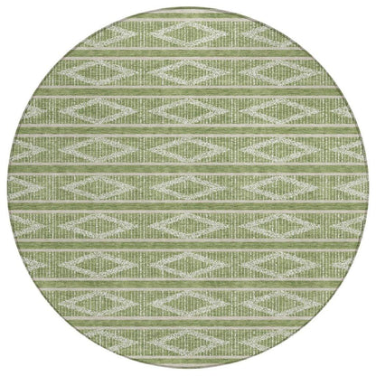 LOOMLAN Rugs Lume Green Washable Indoor-Outdoor Rug