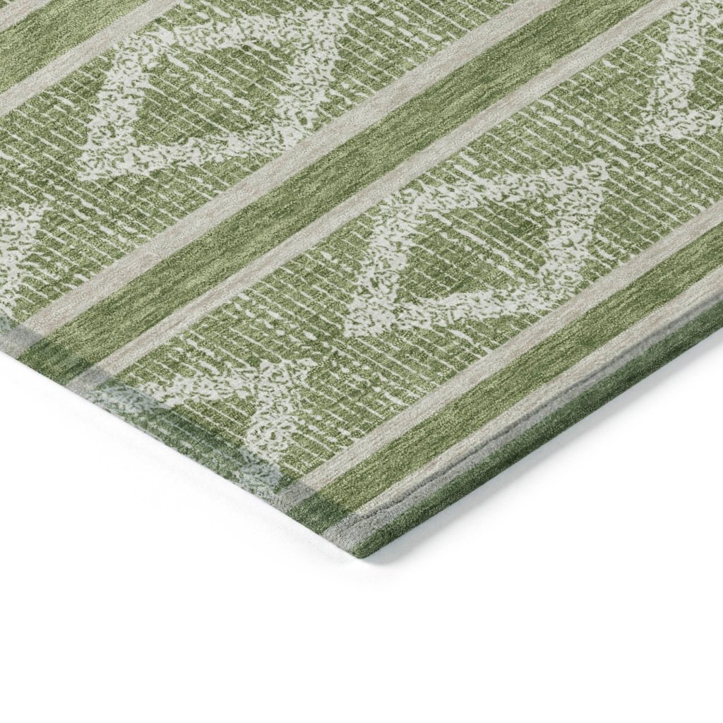 LOOMLAN Rugs Lume Green Washable Indoor-Outdoor Rug