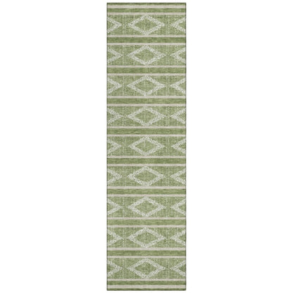 LOOMLAN Rugs Lume Green Washable Indoor-Outdoor Rug