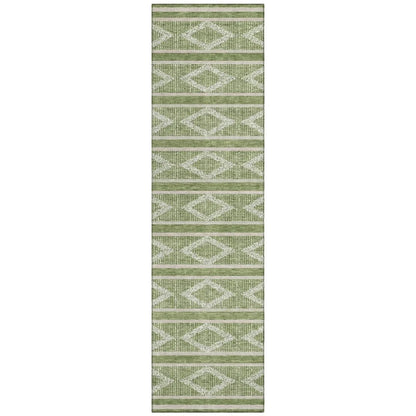 LOOMLAN Rugs Lume Green Washable Indoor-Outdoor Rug