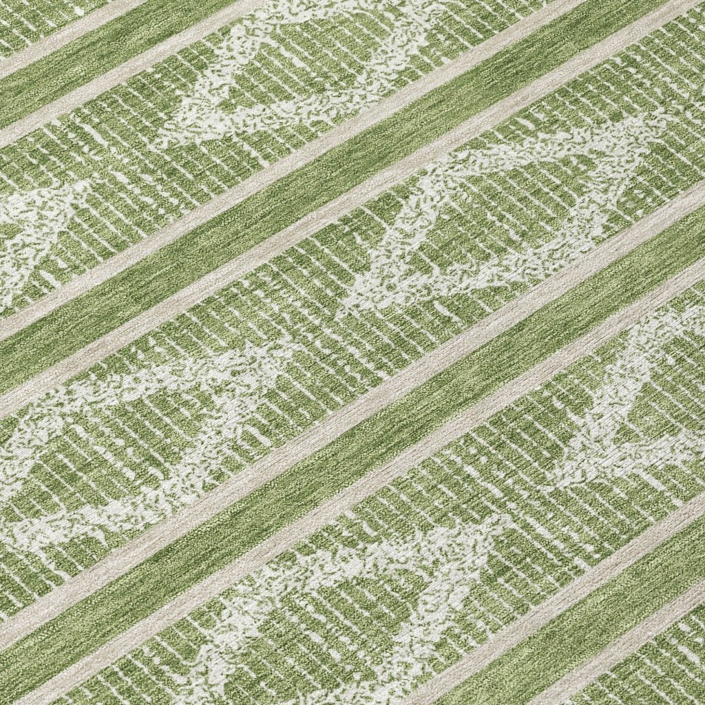 LOOMLAN Rugs Lume Green Washable Indoor-Outdoor Rug