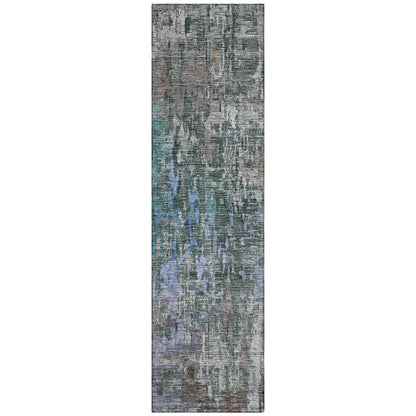 LOOMLAN Rugs Lunisse Fern Washable Indoor-Outdoor Rug