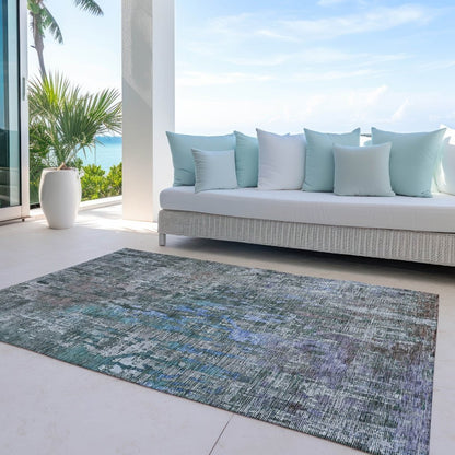 LOOMLAN Rugs Lunisse Fern Washable Indoor-Outdoor Rug