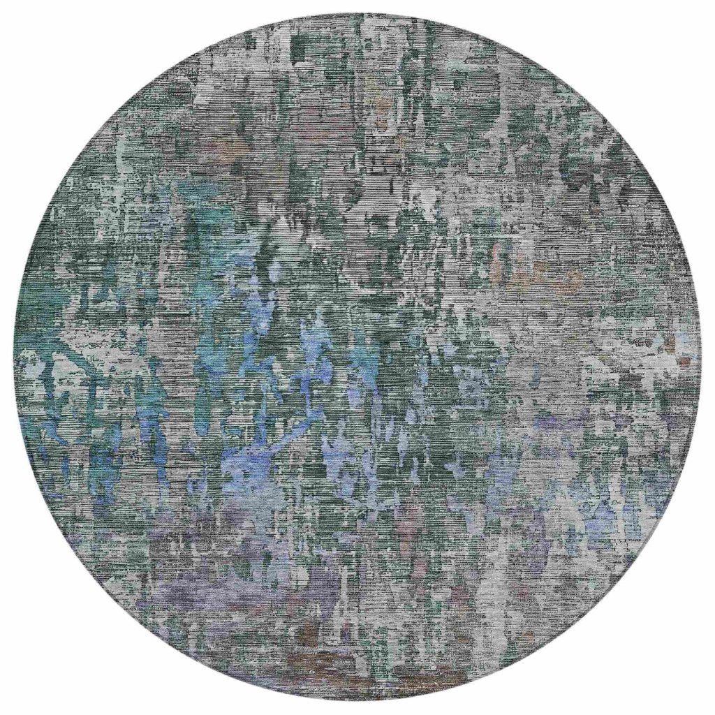 LOOMLAN Rugs Lunisse Fern Washable Indoor-Outdoor Rug