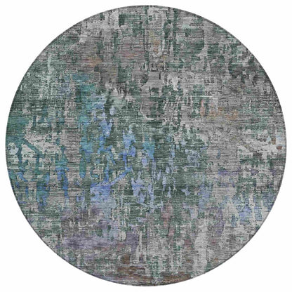 LOOMLAN Rugs Lunisse Fern Washable Indoor-Outdoor Rug