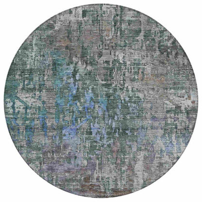 LOOMLAN Rugs Lunisse Fern Washable Indoor-Outdoor Rug