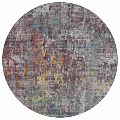 LOOMLAN Rugs Lunisse Gray Washable Indoor-Outdoor Rug