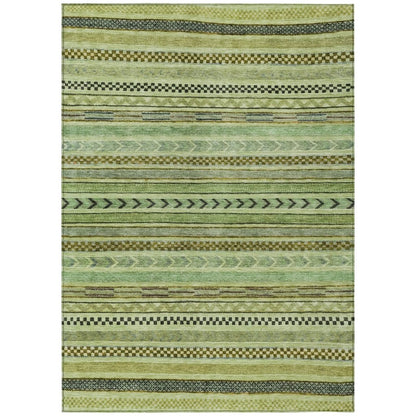 LOOMLAN Rugs Luthyra Aloe Washable Indoor-Outdoor Rug