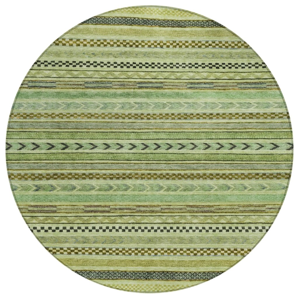 LOOMLAN Rugs Luthyra Aloe Washable Indoor-Outdoor Rug