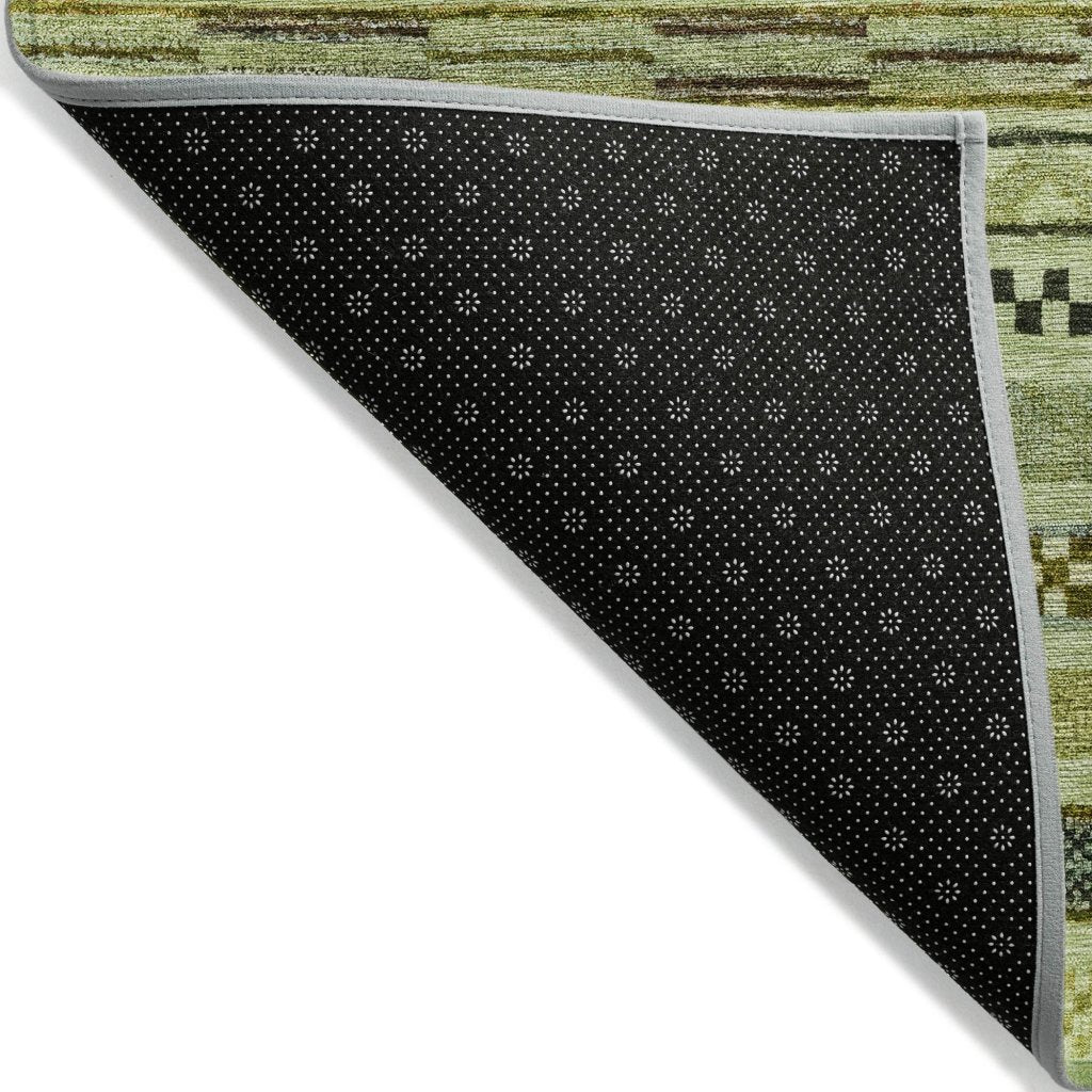 LOOMLAN Rugs Luthyra Aloe Washable Indoor-Outdoor Rug