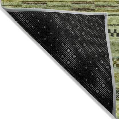 LOOMLAN Rugs Luthyra Aloe Washable Indoor-Outdoor Rug