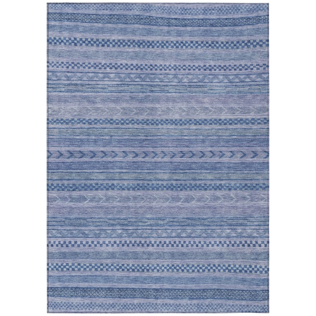 LOOMLAN Rugs Luthyra Denim Washable Indoor-Outdoor Rug
