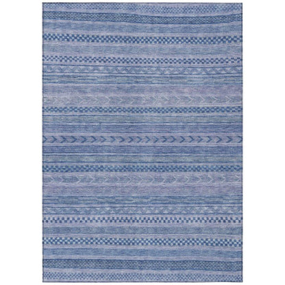 LOOMLAN Rugs Luthyra Denim Washable Indoor-Outdoor Rug