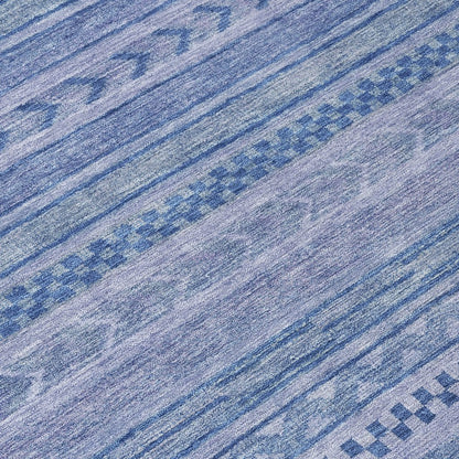 LOOMLAN Rugs Luthyra Denim Washable Indoor-Outdoor Rug