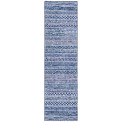 LOOMLAN Rugs Luthyra Denim Washable Indoor-Outdoor Rug