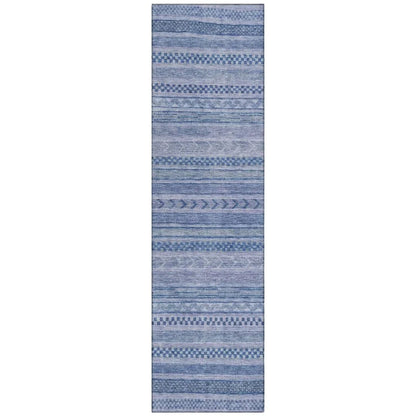 LOOMLAN Rugs Luthyra Denim Washable Indoor-Outdoor Rug