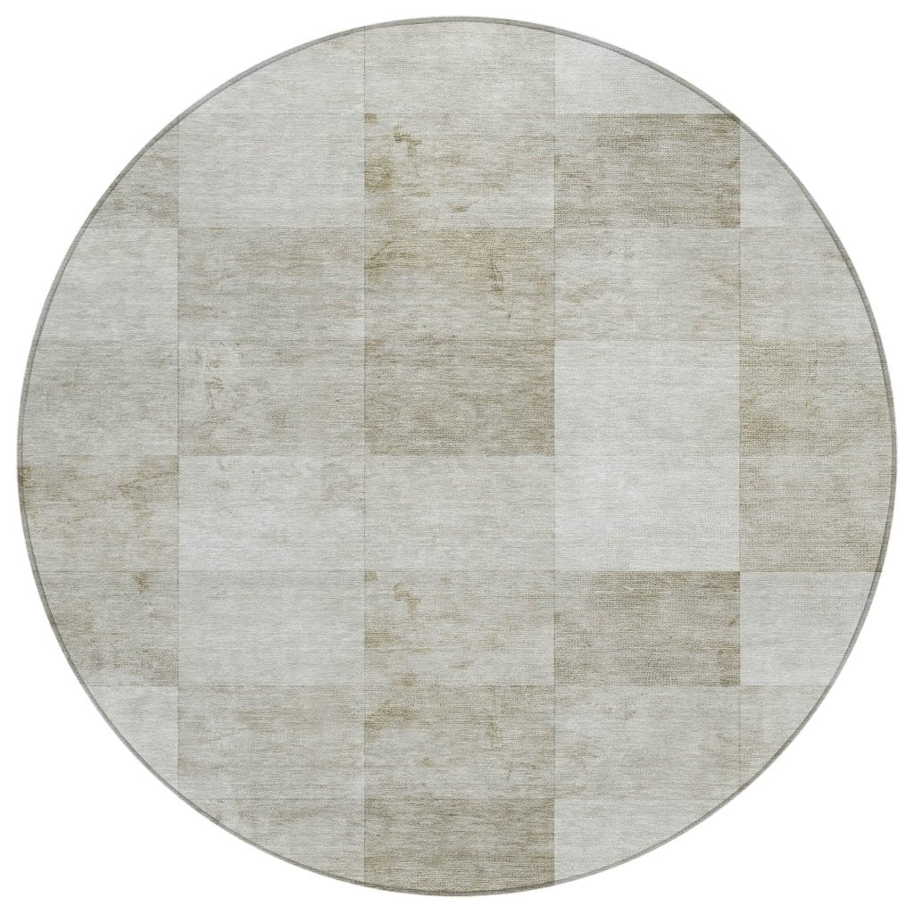 Luxeira Brown Washable Indoor - Outdoor Rug - LOOMLAN - LOOMLAN Rugs - Outdoor Rugs