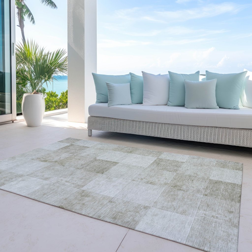 Luxeira Brown Washable Indoor - Outdoor Rug - LOOMLAN - LOOMLAN Rugs - Outdoor Rugs