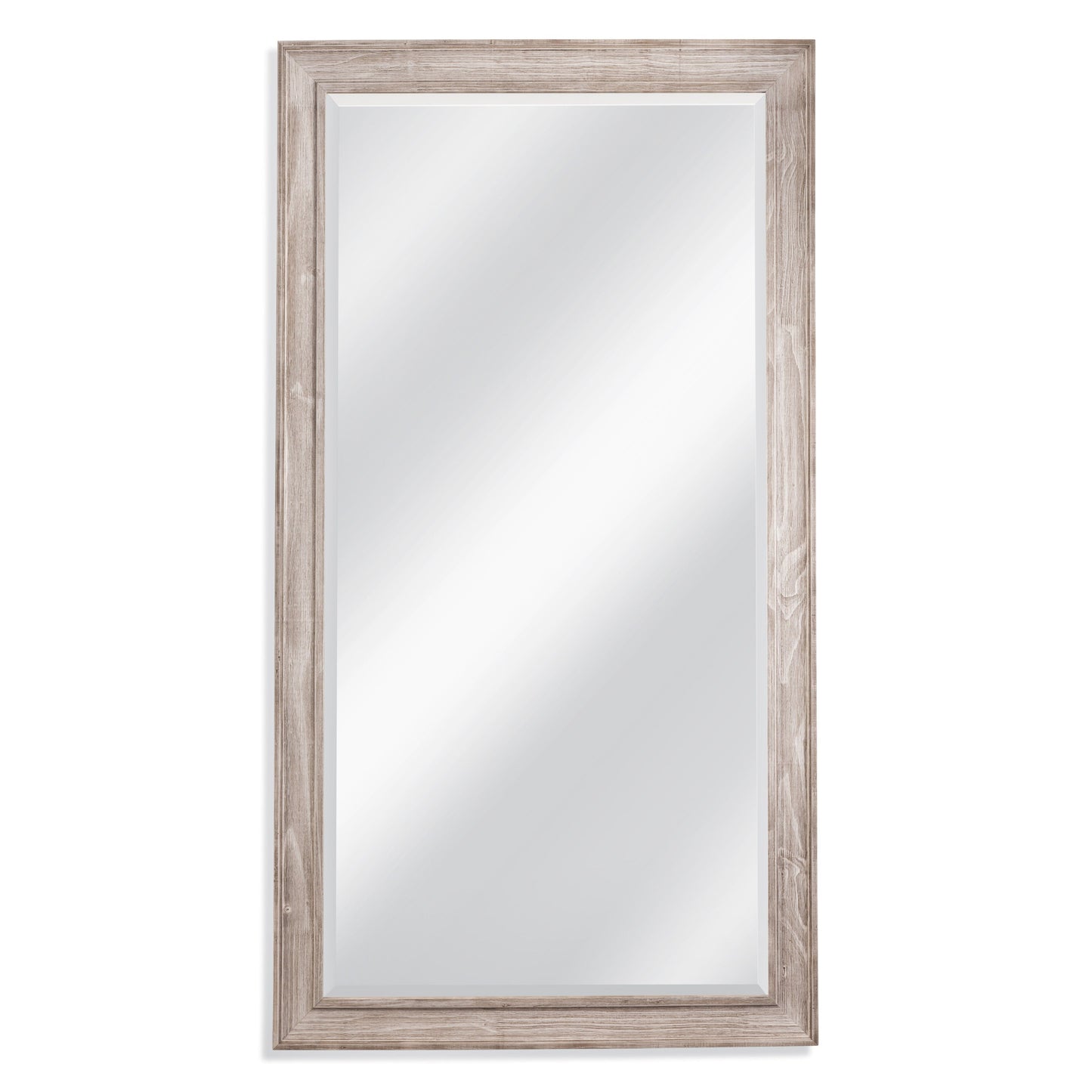 Kibbe Wood Brown Vertical Floor Mirror