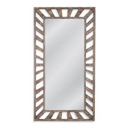 Kessler Wood Brown Vertical Floor Mirror