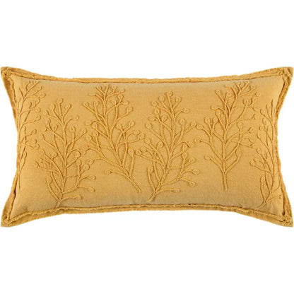 LOOMLAN Madea Embroidered Long Lumbar Decorative Pillow