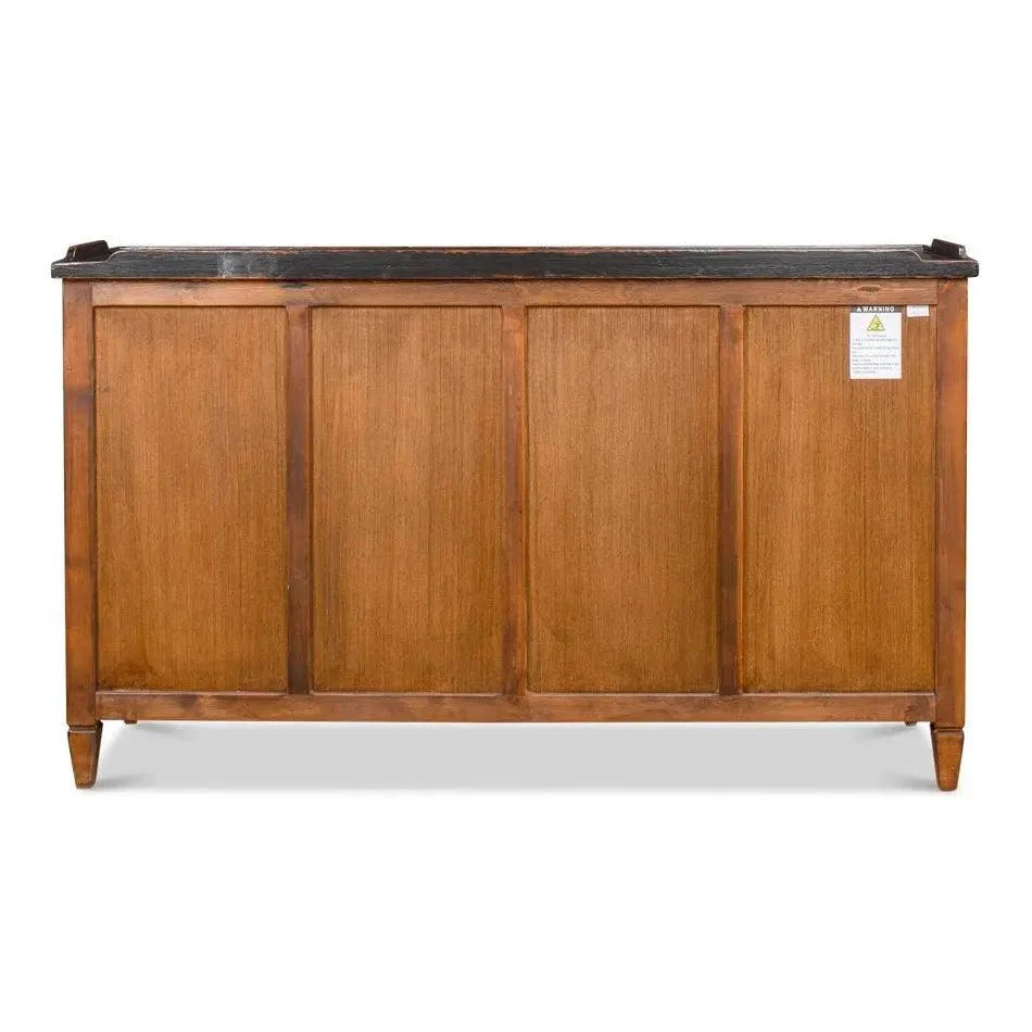 Madigan Sideboard Antique Black - LOOMLAN - Sarreid - Sideboards