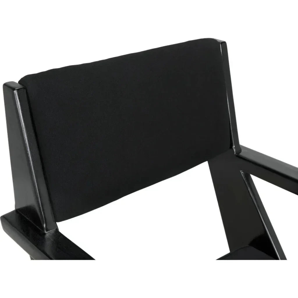 Madoc Arm Chair - LOOMLAN - Noir - Dining Chairs