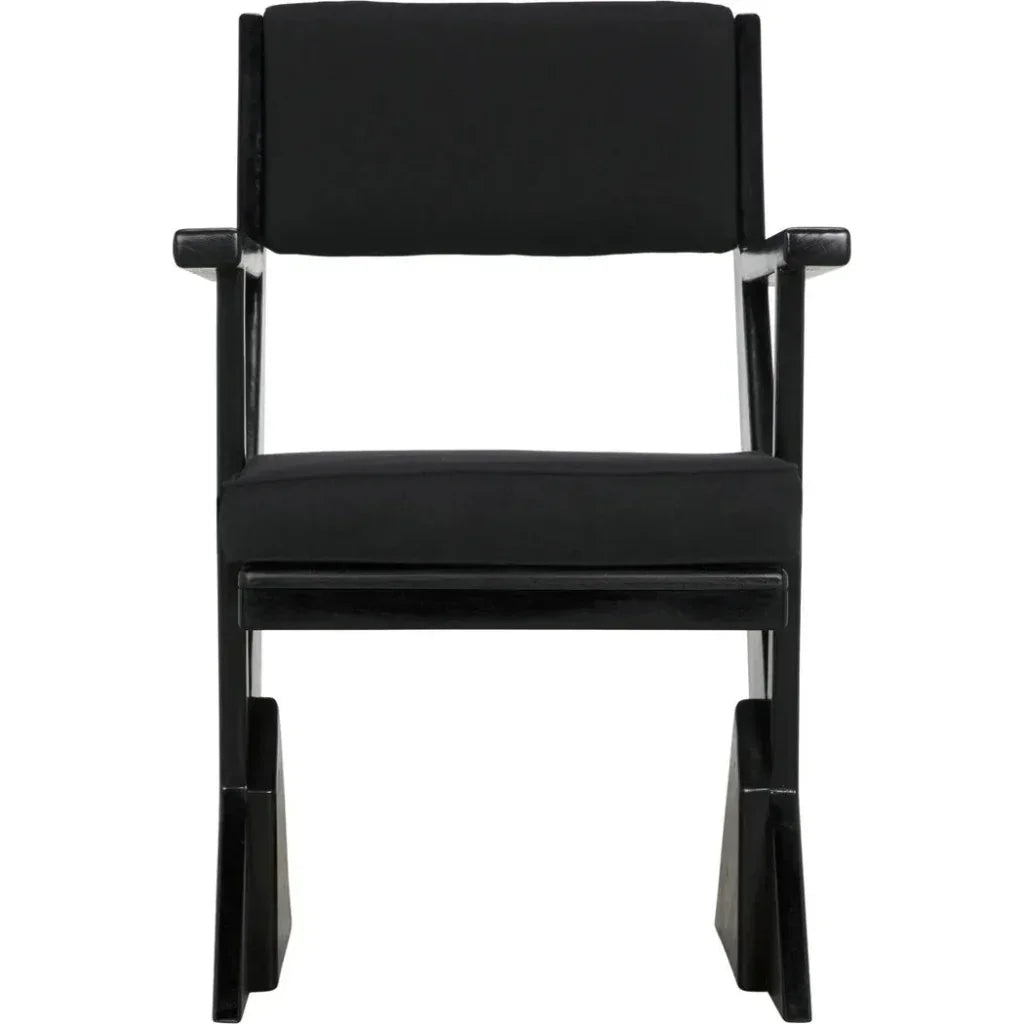 Madoc Arm Chair - LOOMLAN - Noir - Dining Chairs