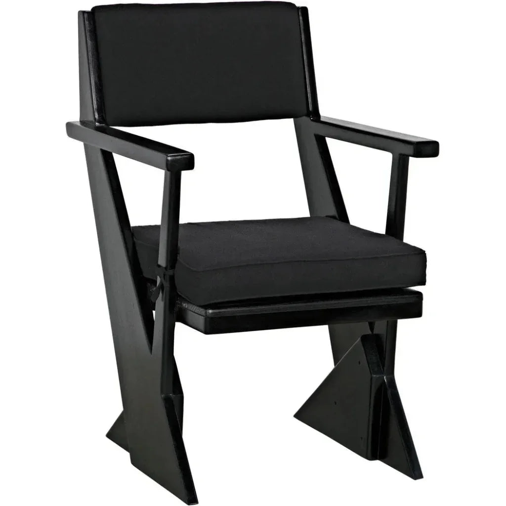 Madoc Arm Chair - LOOMLAN - Noir - Dining Chairs