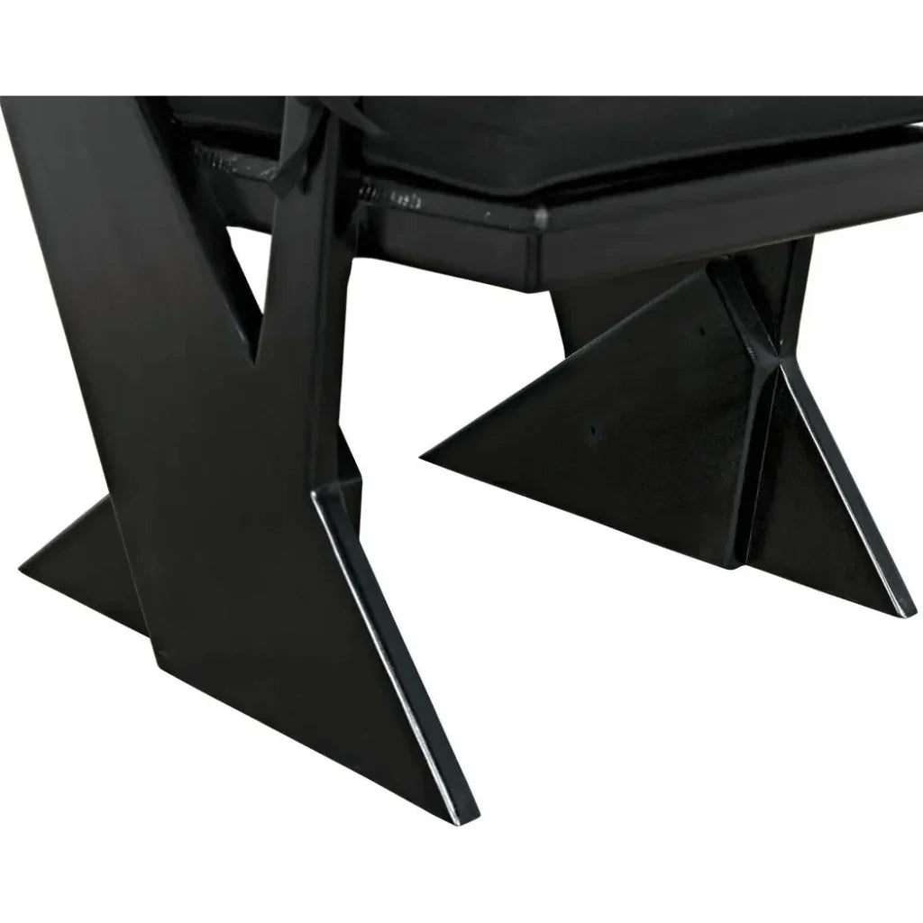 Madoc Arm Chair - LOOMLAN - Noir - Dining Chairs