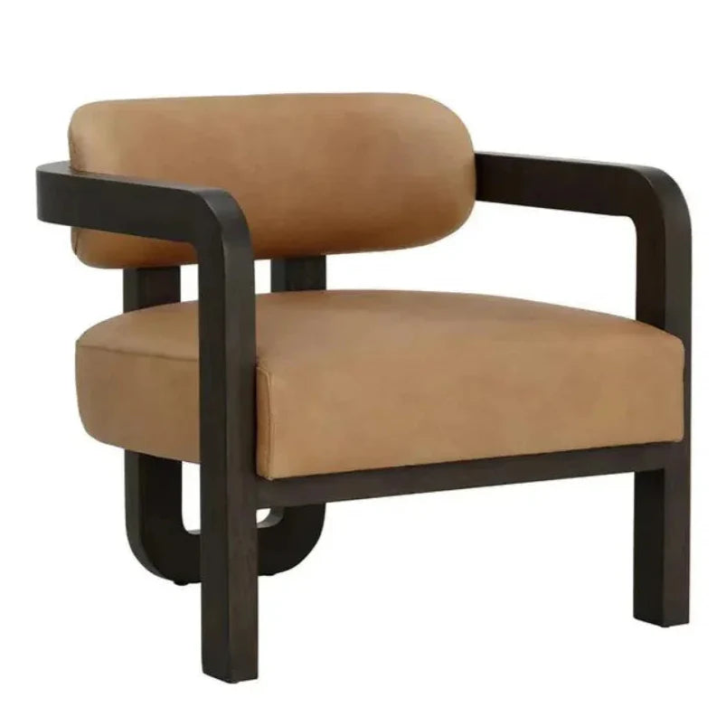 SUNPAN Madrone Leather Eye Catching Lounge Chair