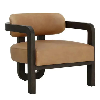 SUNPAN Madrone Leather Eye Catching Lounge Chair
