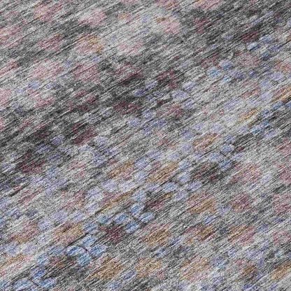 LOOMLAN Rugs Maelis Brown Washable Indoor-Outdoor Rug