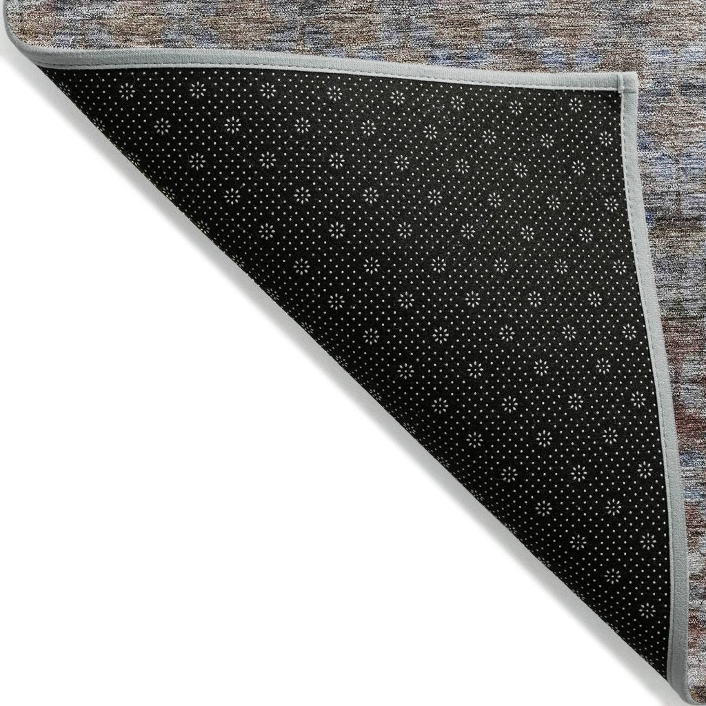 LOOMLAN Rugs Maelis Brown Washable Indoor-Outdoor Rug