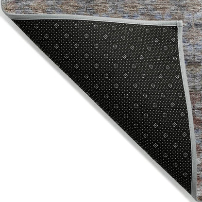 LOOMLAN Rugs Maelis Brown Washable Indoor-Outdoor Rug