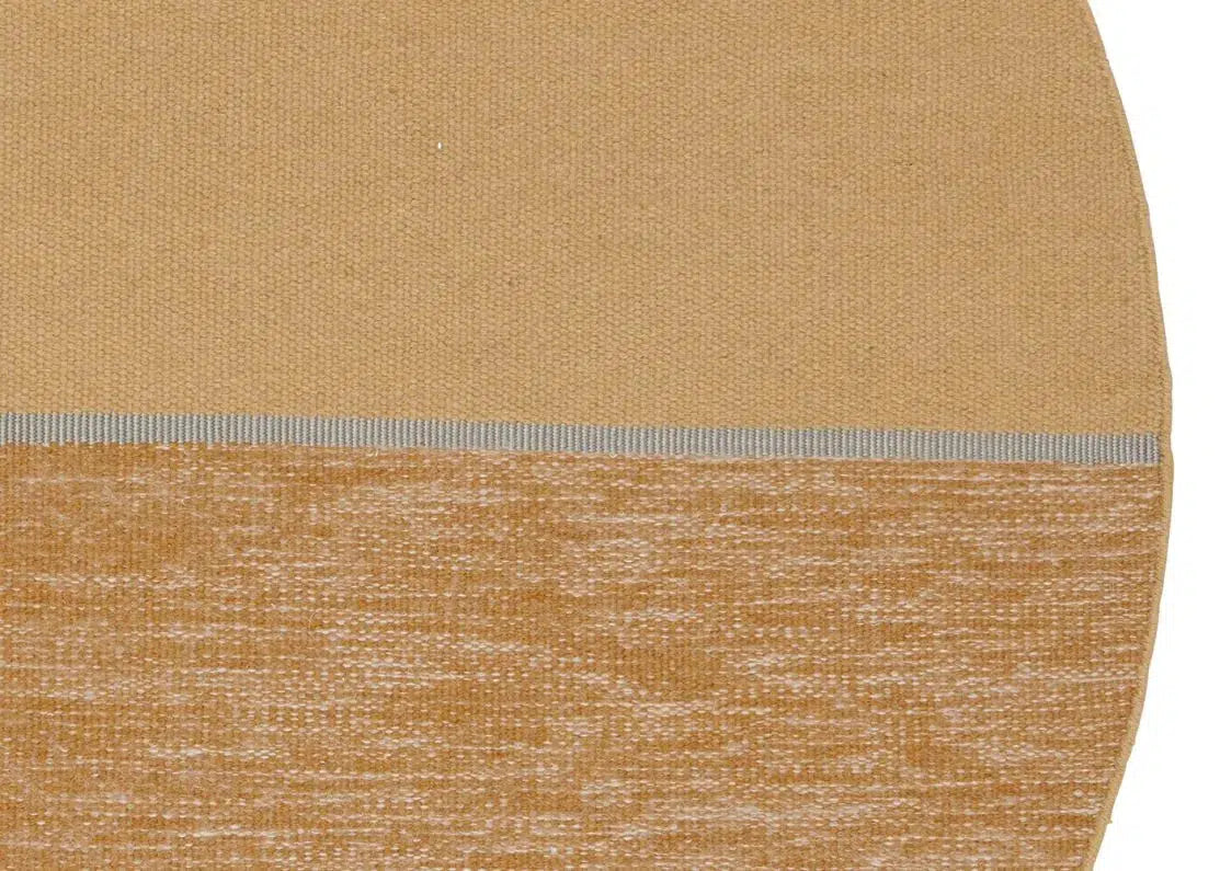 Magnetize Ochre Wool Area Rug By Linie Design