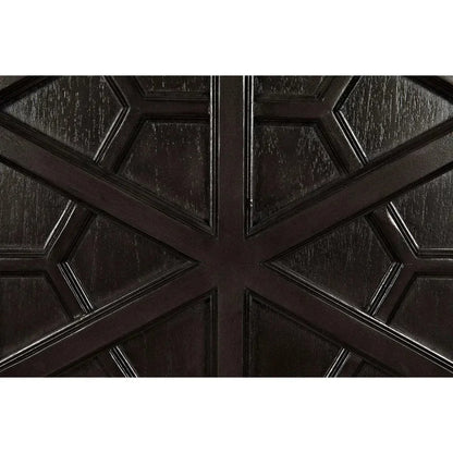 Maharadscha Carved Mahogany Hutch