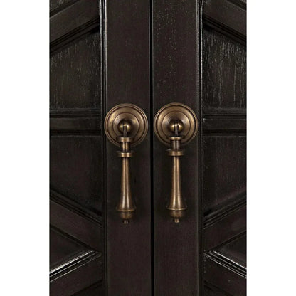 Maharadscha Carved Mahogany Hutch